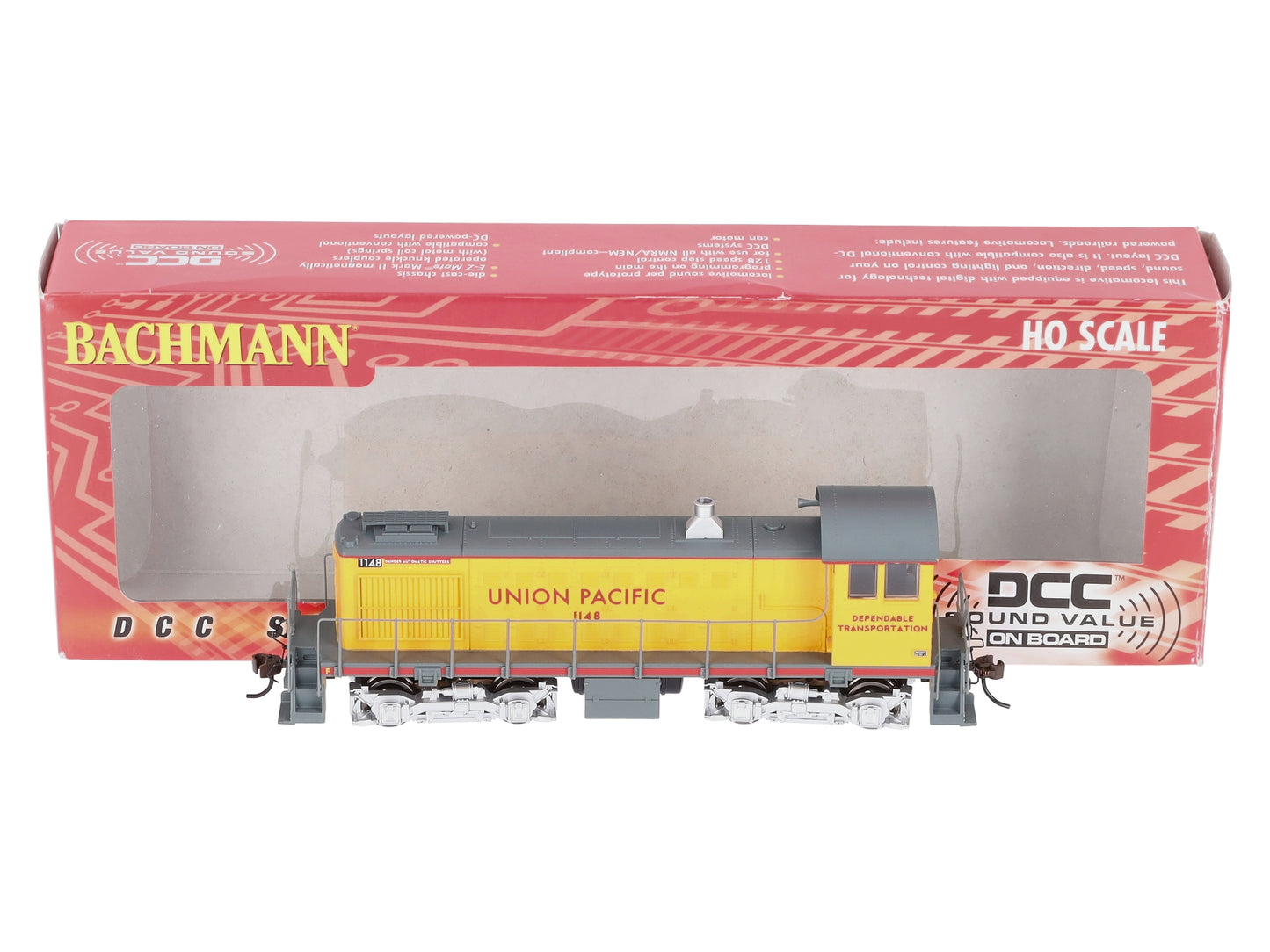 Bachmann 63404 HO Union Pacific Alco S2 Diesel Switcher #1148 w/ Sound