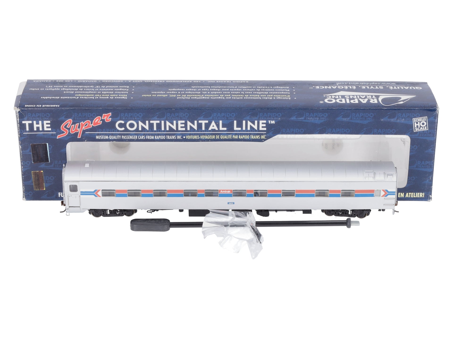 Rapido Trains 104021 HO Amtrak 10-5 Sleeper Phase I #2802