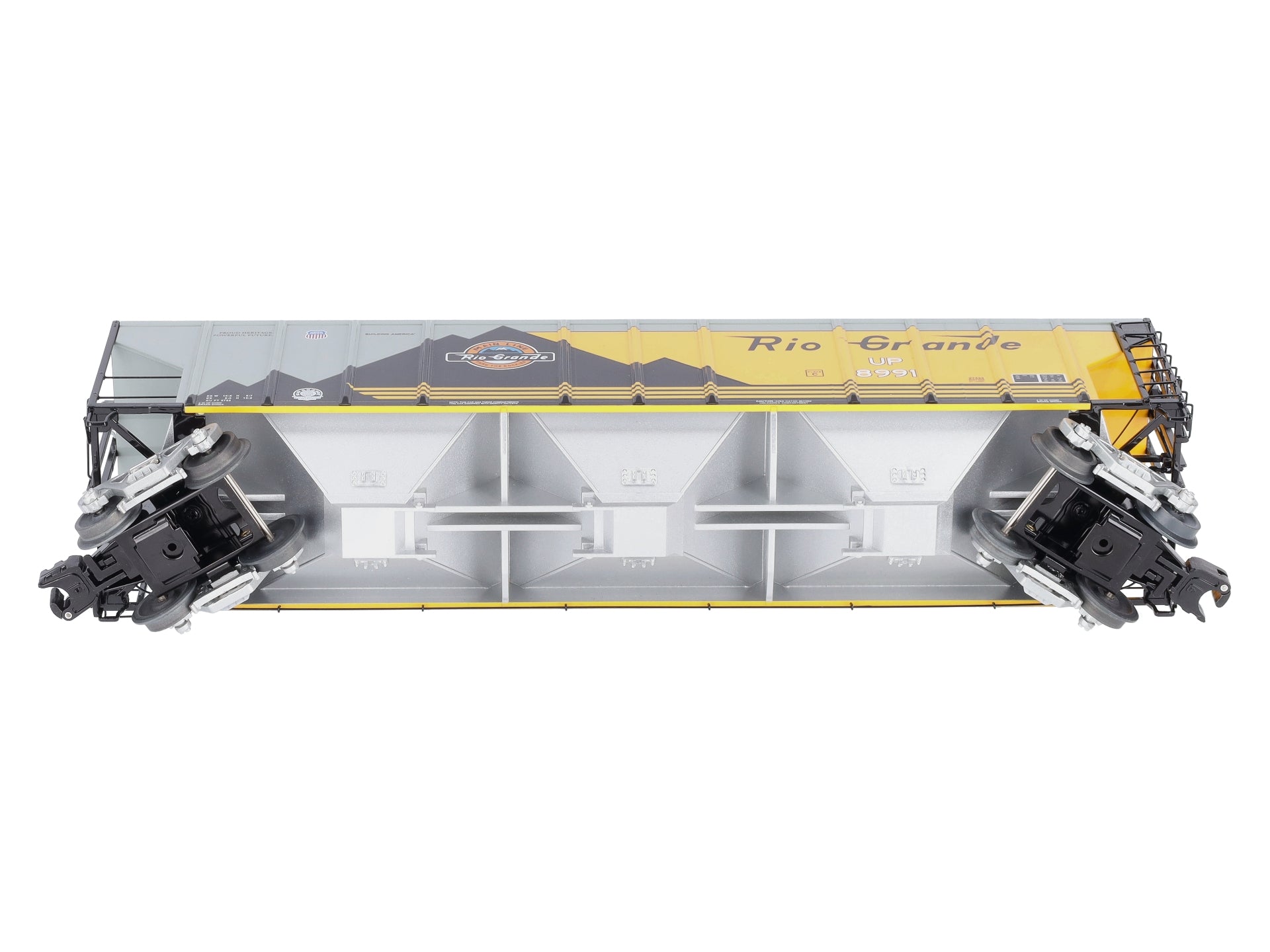 Lionel 6-27434 O Gauge Rio Grande Heritage PS2CD Hopper Car #8991