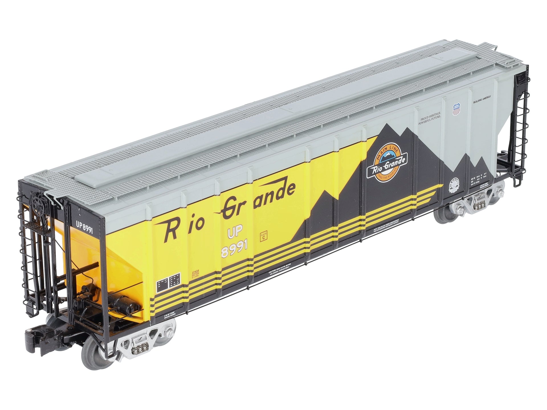 Lionel 6-27434 O Gauge Rio Grande Heritage PS2CD Hopper Car #8991