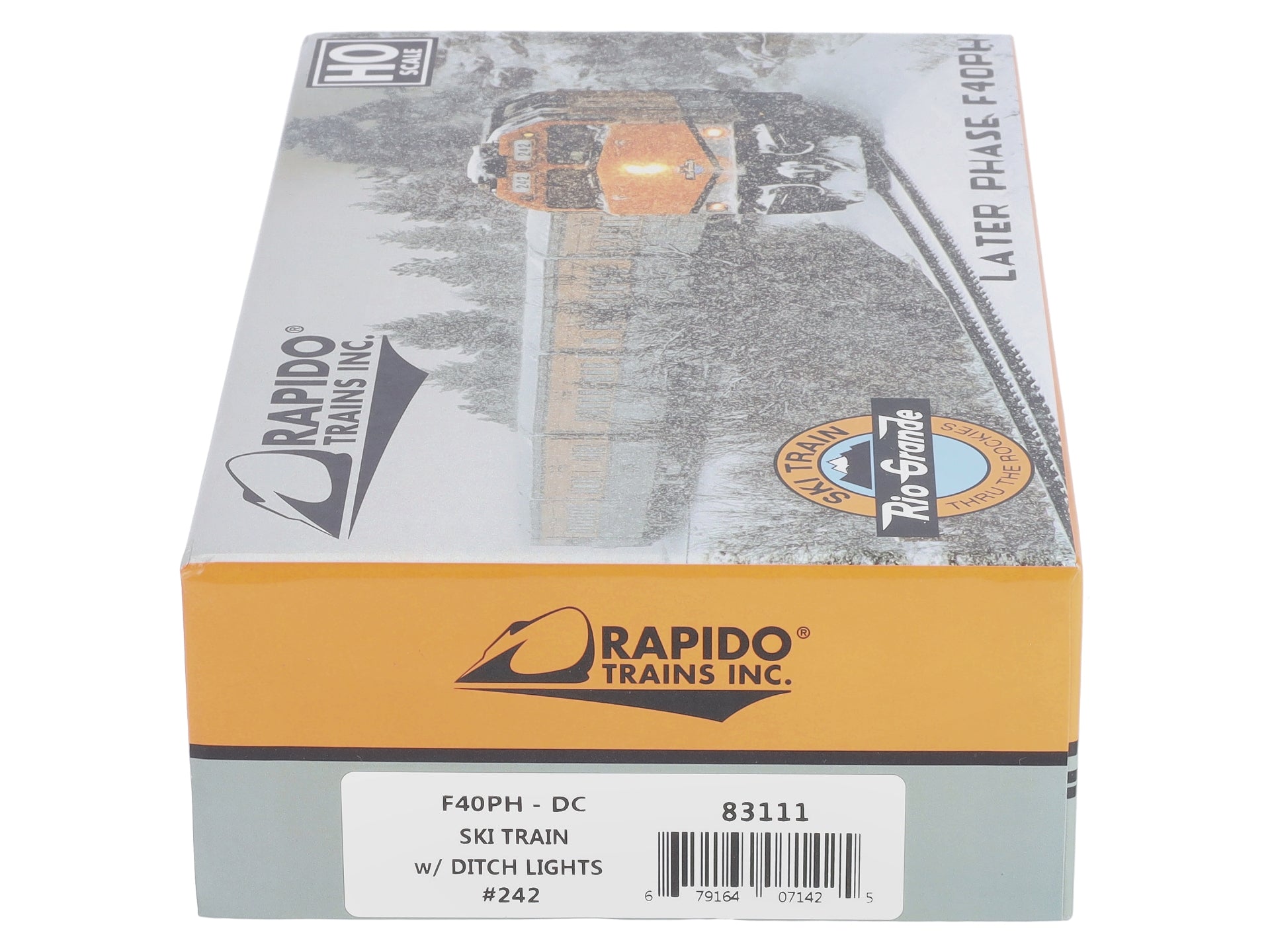 Rapido Trains 083111 HO Rio Grande F40PH Diesel Locomotive w/Ditchlights #242