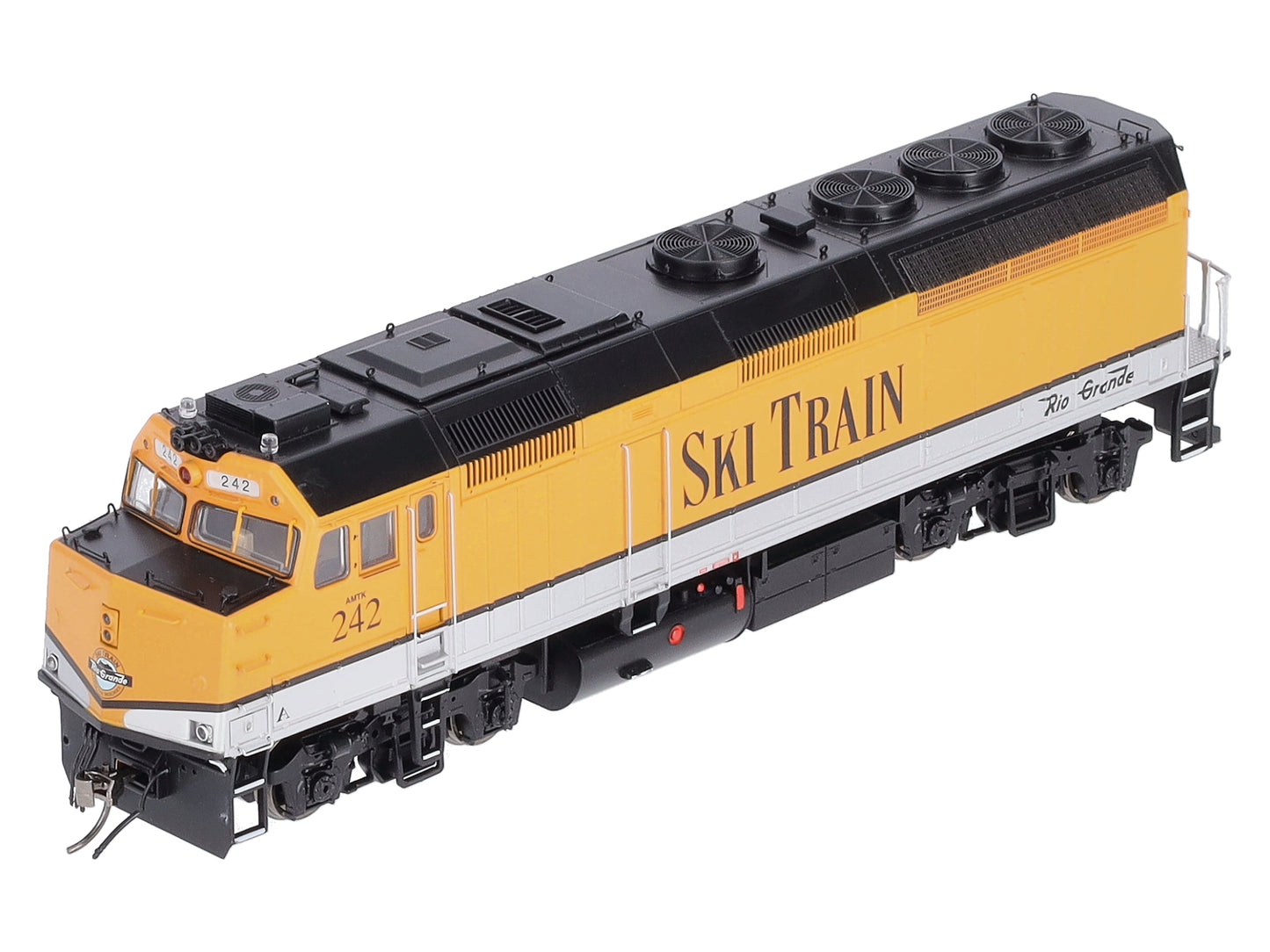 Rapido Trains 083111 HO Rio Grande F40PH Diesel Locomotive w/Ditchlights #242