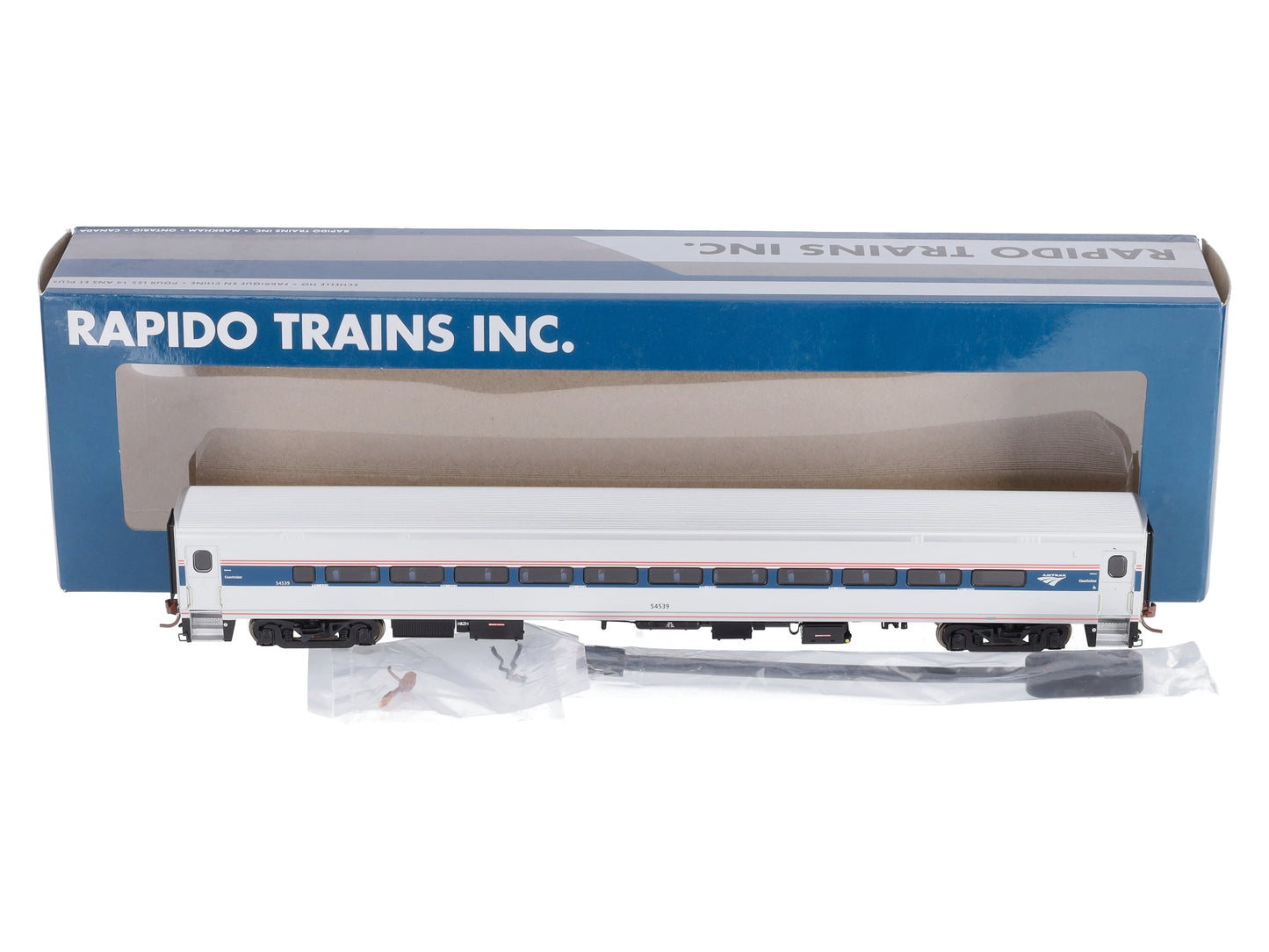 Rapido Trains 128017 HO Scale Amtrak Horizon Phase 6 Coach Car #54539