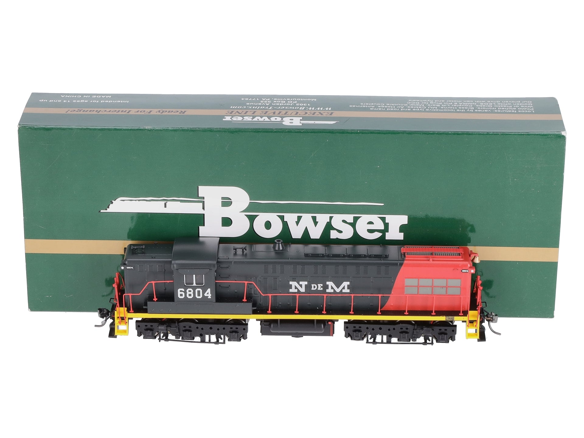 Bowser 23663 HO Scale N De M RR AS616 Diesel Locomotive #6804