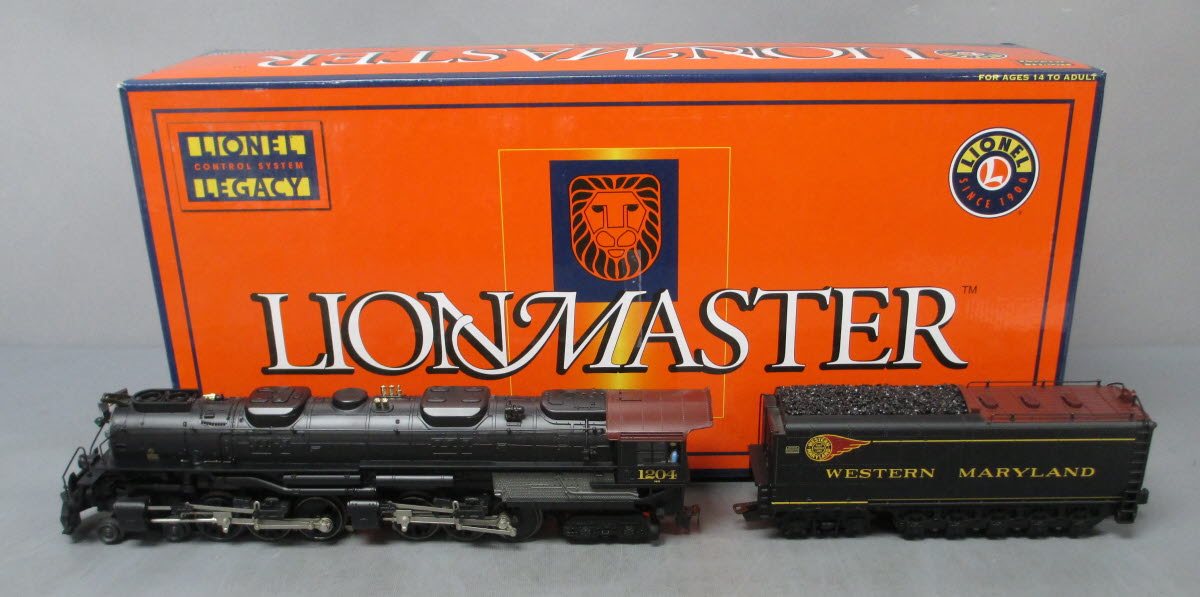 Lionel 6-11201 O Gauge WM 4-6-6-4 Challenger Steam Locomotive & Tender #1204