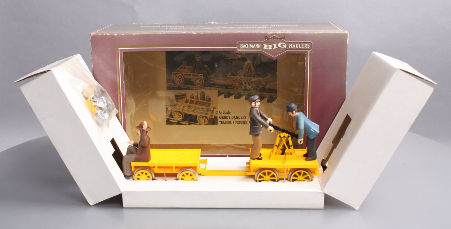 Bachmann 96201 G Scale Motorized Handcar w/Trailer