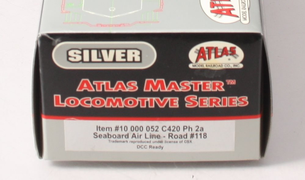 Atlas 10000052 HO Scale Seaboard Air Line C420 Ph2a Diesel Locomotive #118