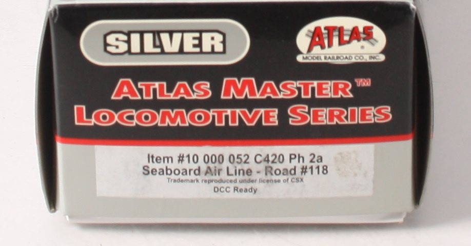 Atlas 10000052 HO Scale Seaboard Air Line C420 Ph2a Diesel Locomotive #118