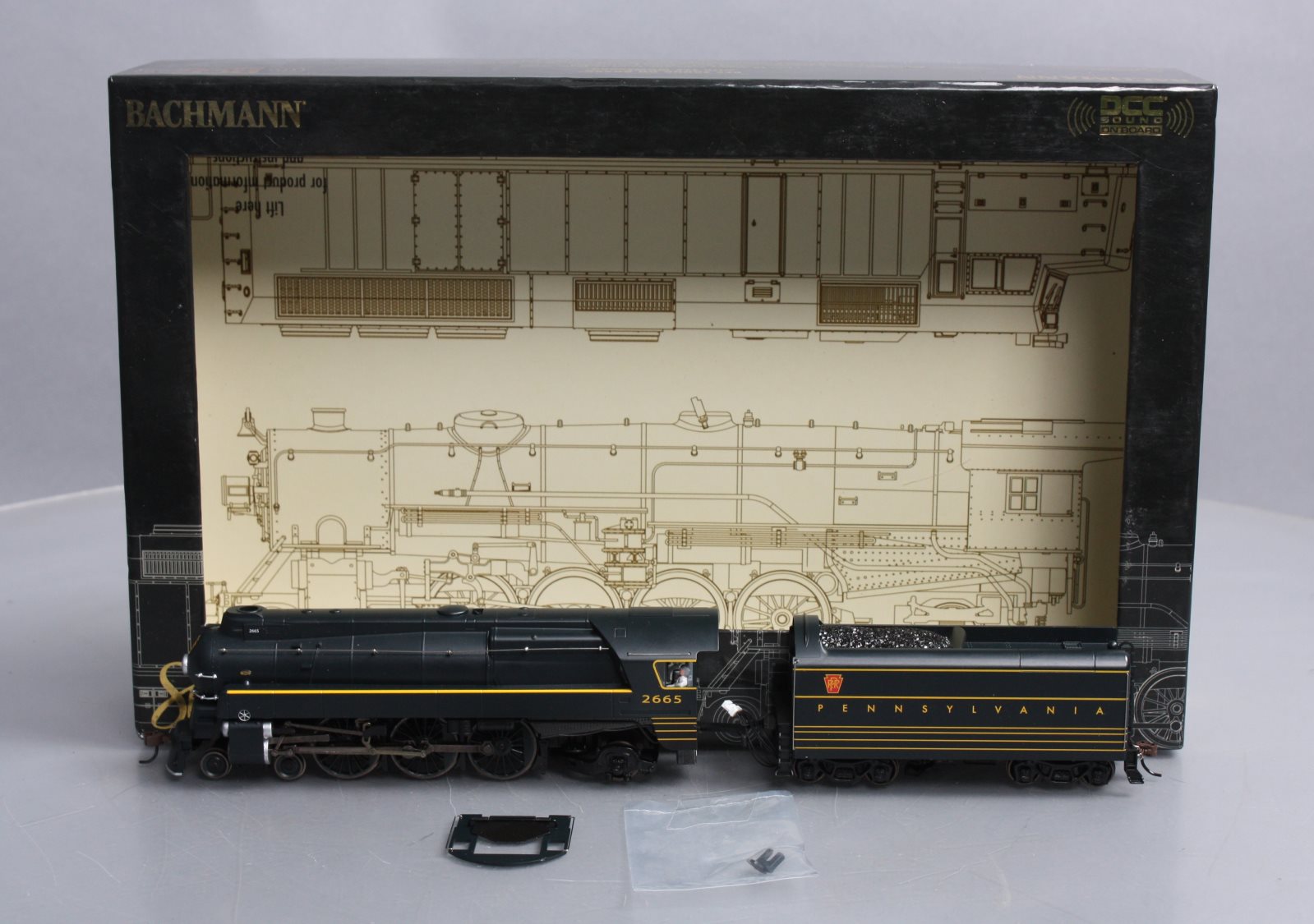 Bachmann 85302 HO PRR Spectrum K4 4-6-2 Steam Locomotive with DCC/Sound #2665