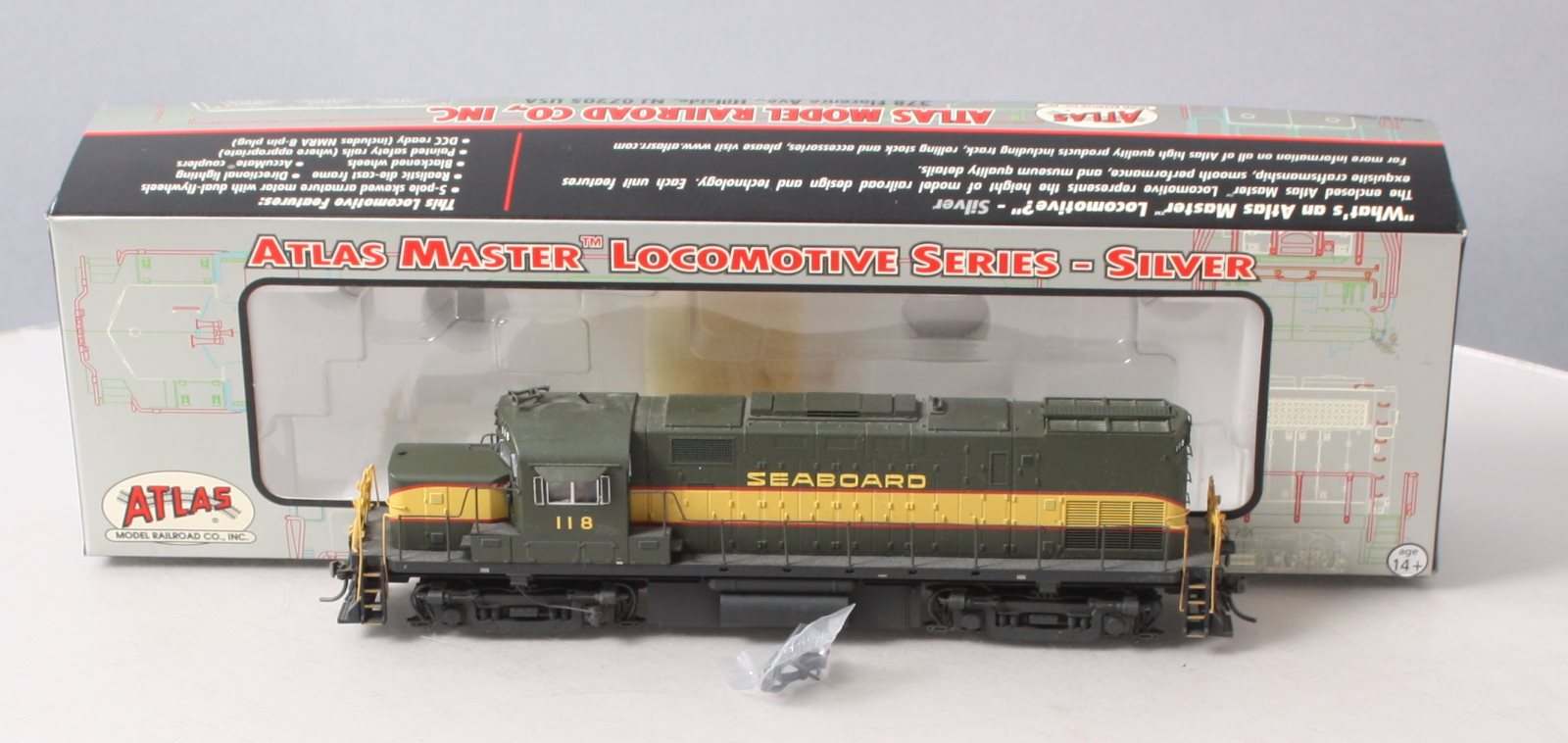 Atlas 10000052 HO Scale Seaboard Air Line C420 Ph2a Diesel Locomotive #118