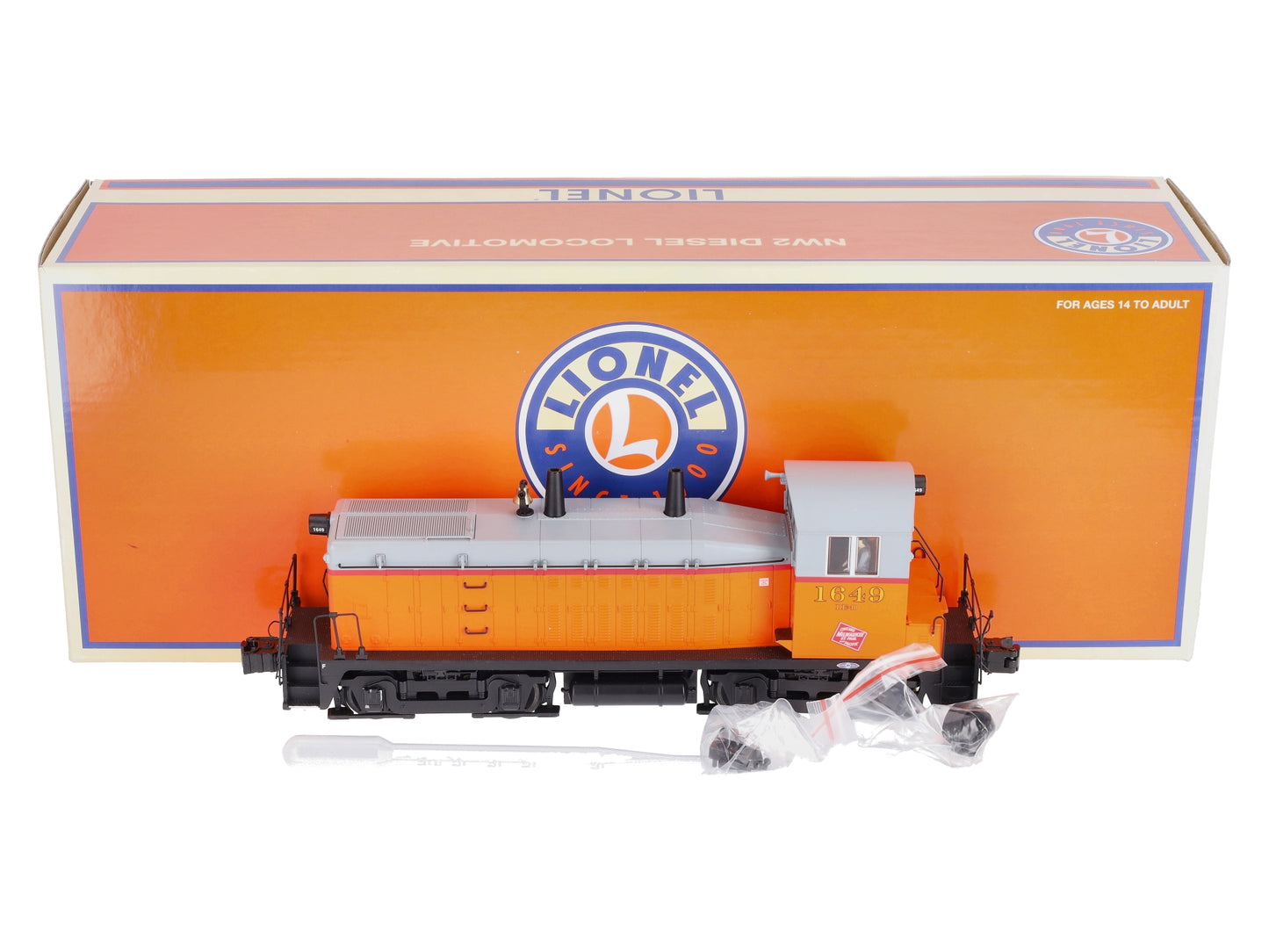 Lionel 6-83386 O Milwaukee Road NW2 Powered Diesel Locomotive #1649