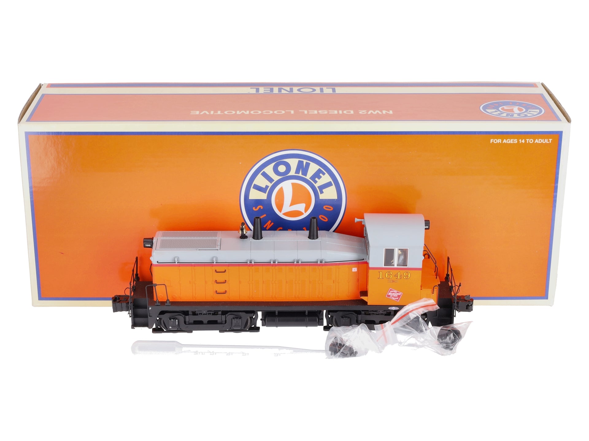 Lionel 6-83386 O Milwaukee Road NW2 Powered Diesel Locomotive #1649
