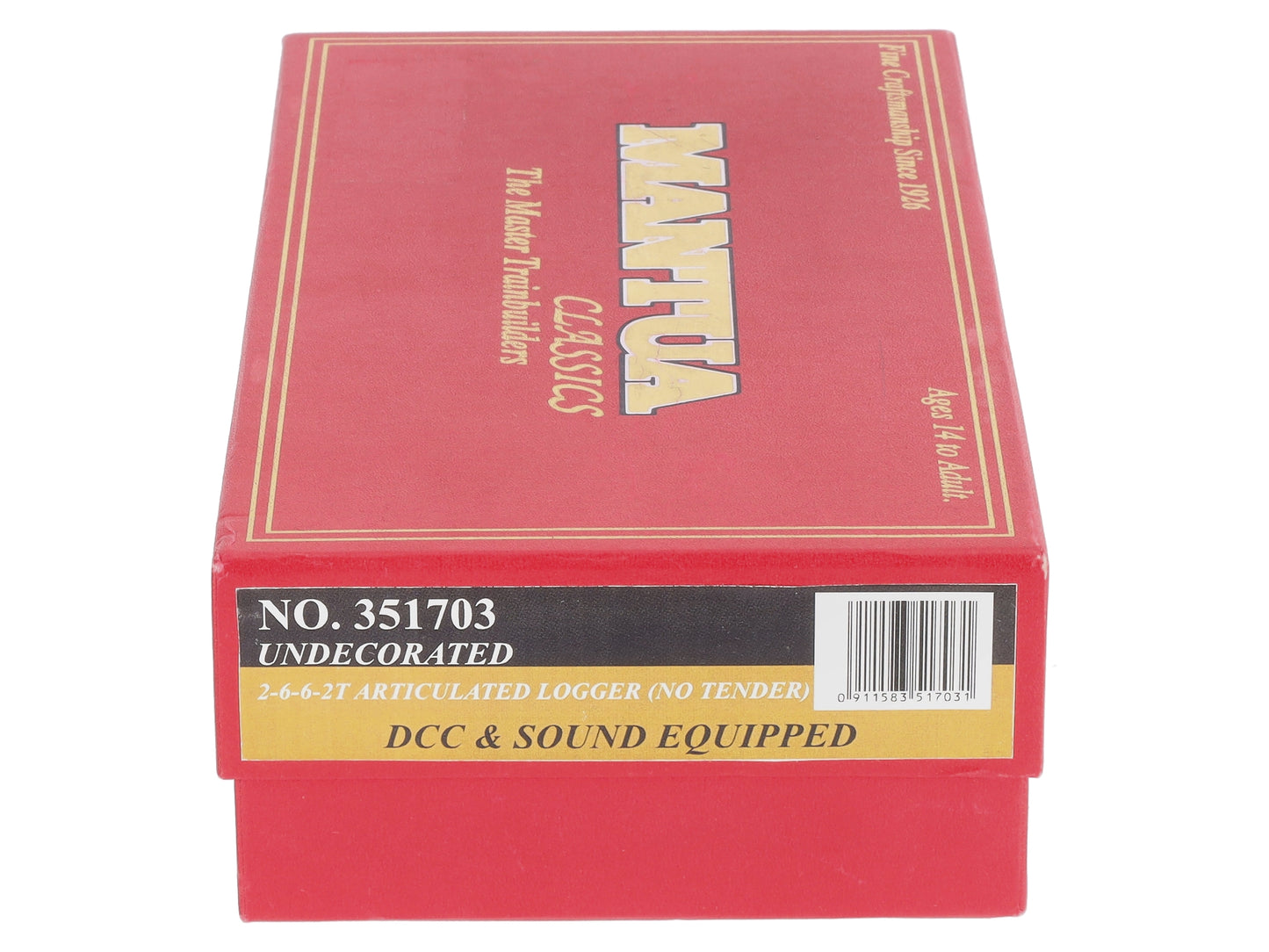 Mantua 351703 2-6-6-2 Articulated Logger Undec HO