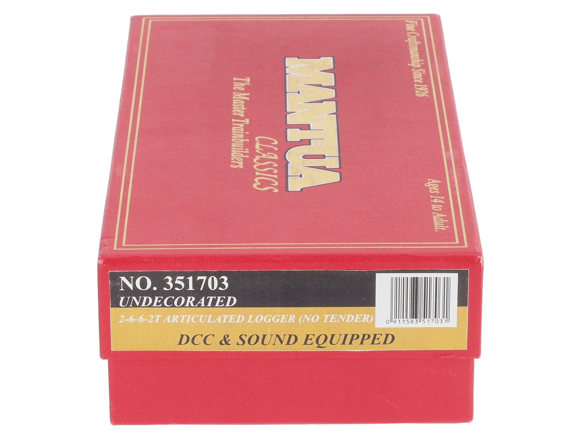 Mantua 351703 2-6-6-2 Articulated Logger Undec HO