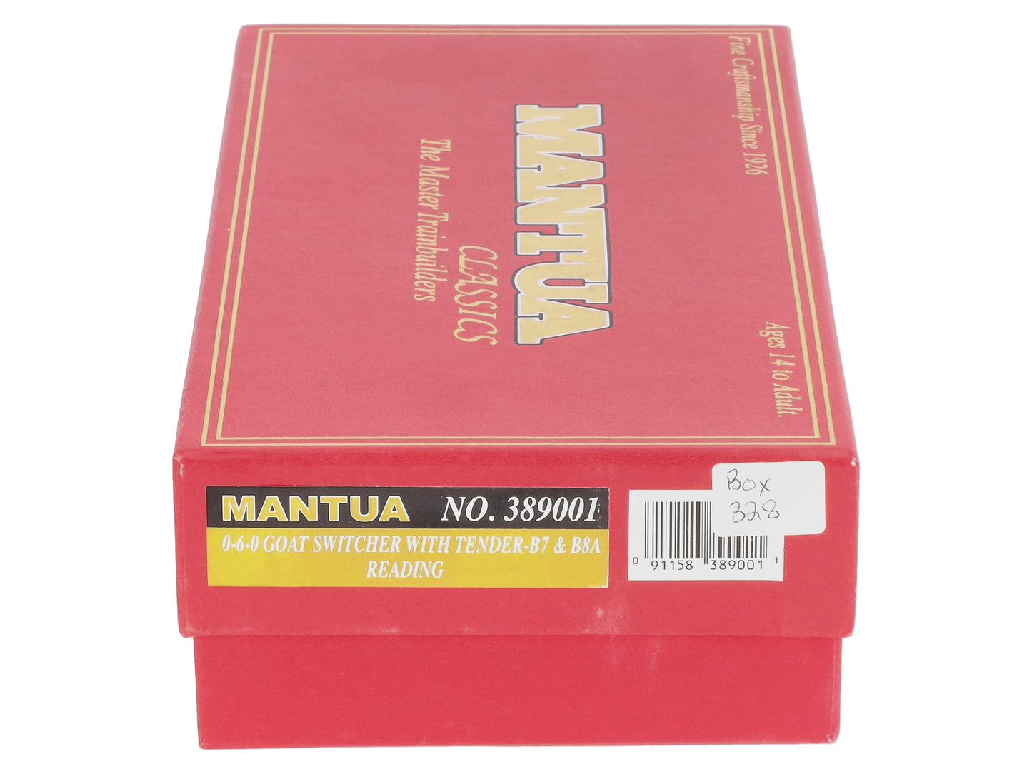 Mantua 389001 Reading 0-6-0 Goat Steam Switcher #1354 w/DCC
