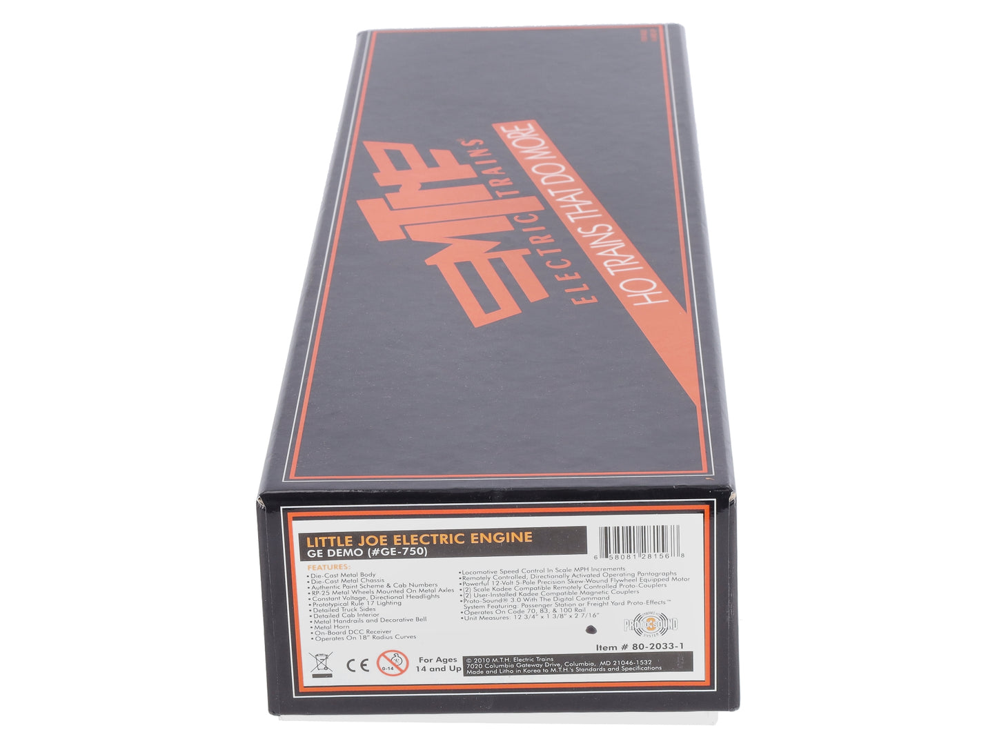 MTH 80-2033-1 HO Scale GE Demo Little Joe Electric with Proto-Sound 3.0