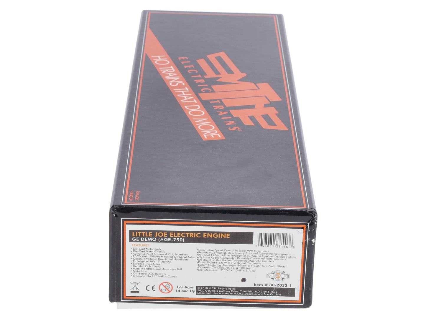 MTH 80-2033-1 HO Scale GE Demo Little Joe Electric with Proto-Sound 3.0