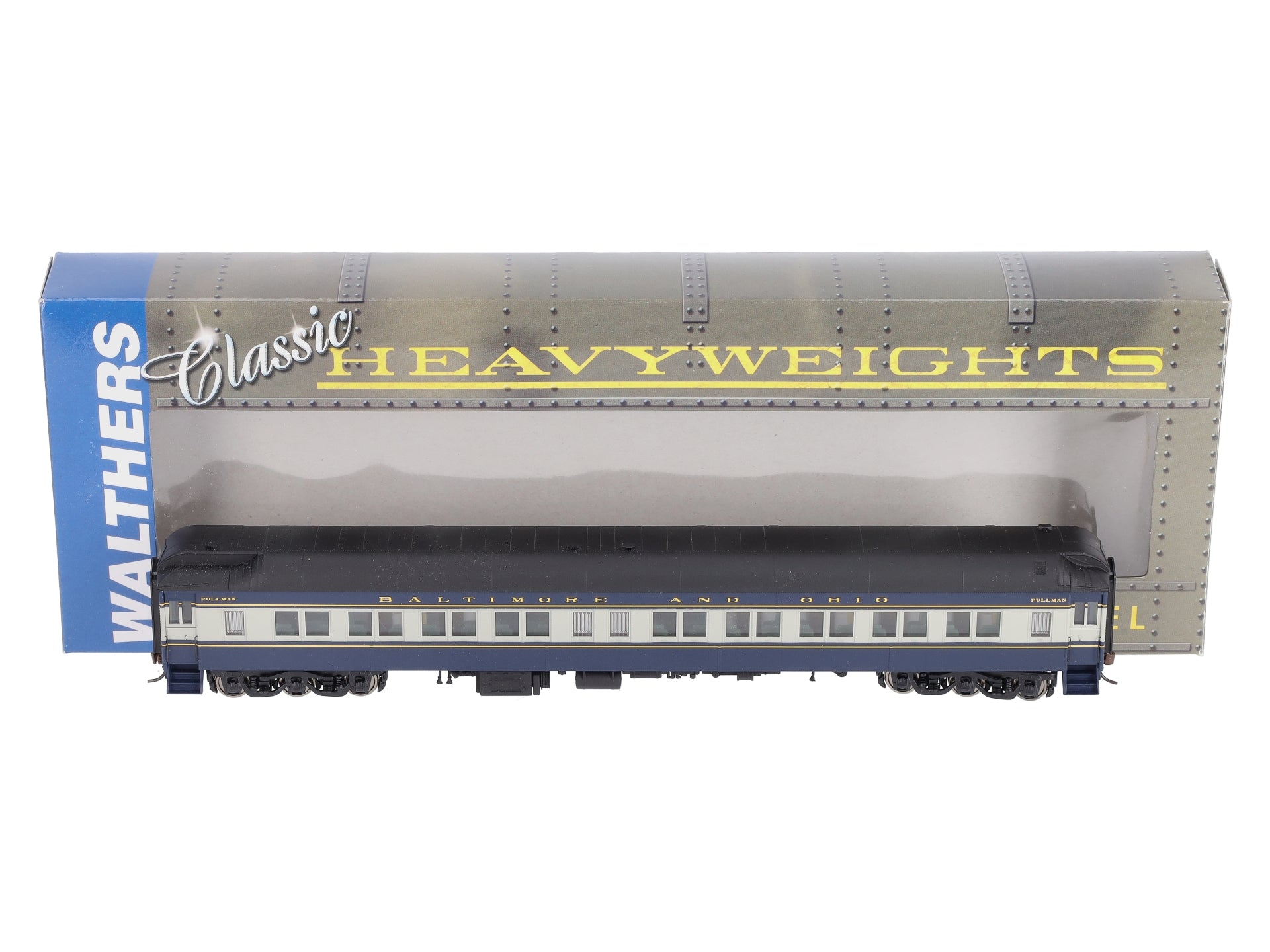 Walthers 932-10210 HO Scale Baltimore & Ohio Pullman Heavyweight 14 Section Car
