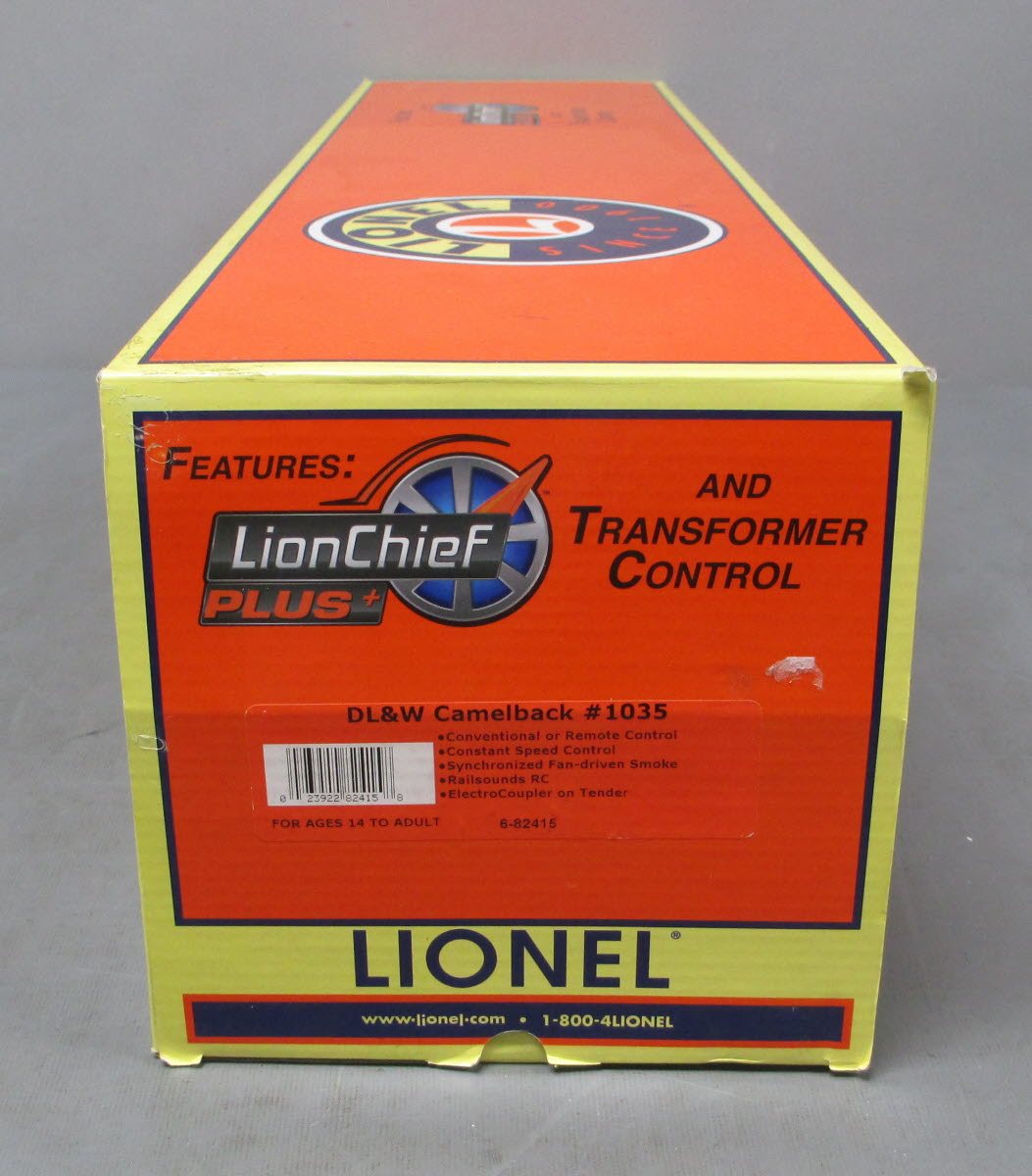 Lionel 6-82415 O DL&W LionChief Plus Camelback Steam Locomotive #1035