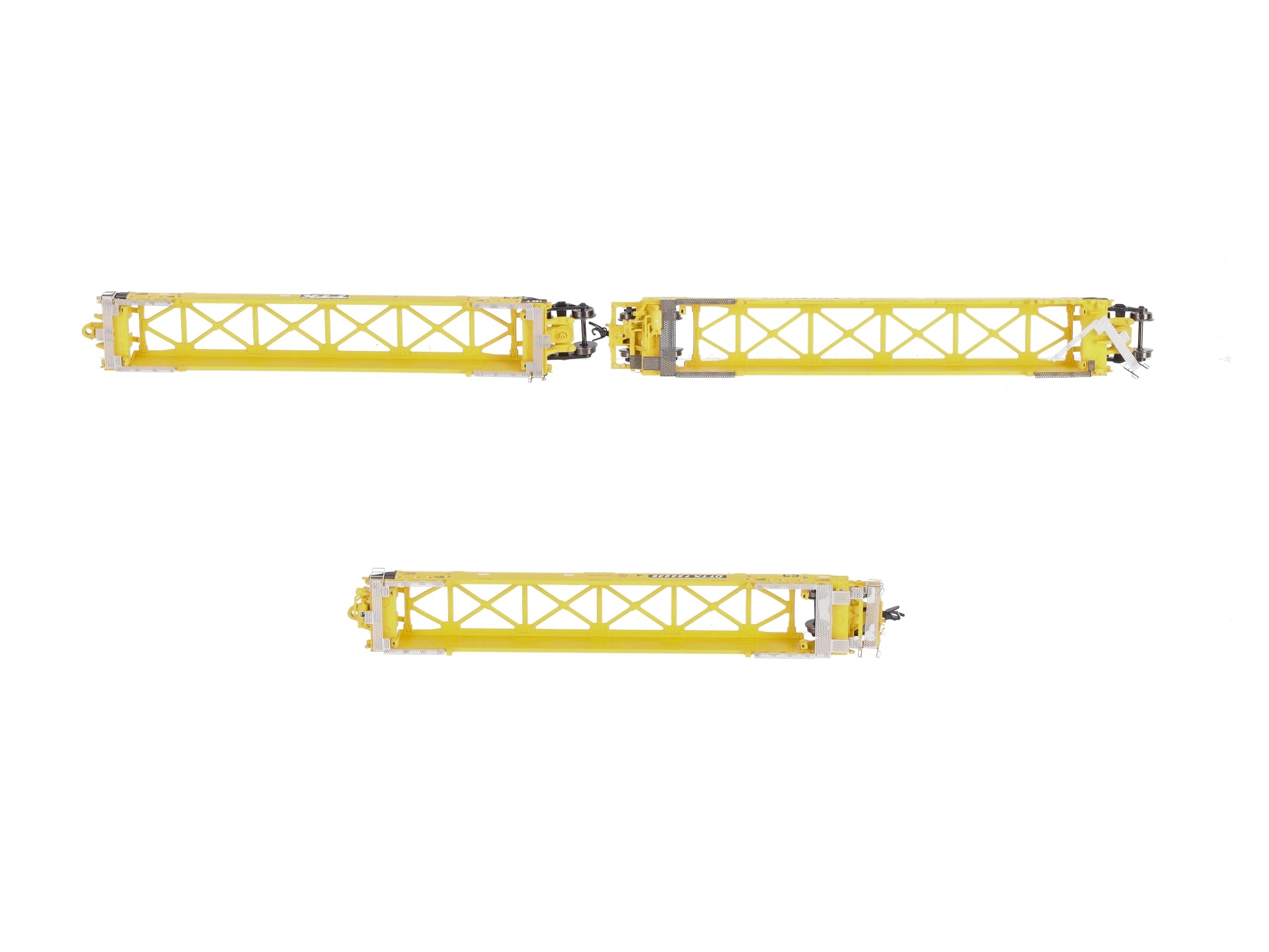 Deluxe Innovations 350102 N TTX Maxi-Stack IV 3-Unit Intermodal Well Car Set