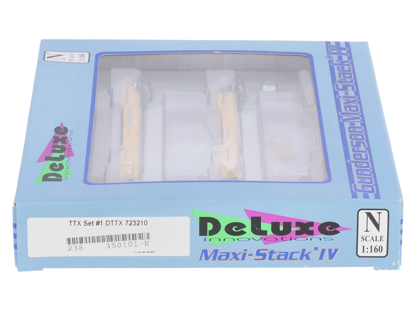 Deluxe Innovations 350101 N Gunderson Maxi-Stack IV 3-Unit Intermodal Well Car