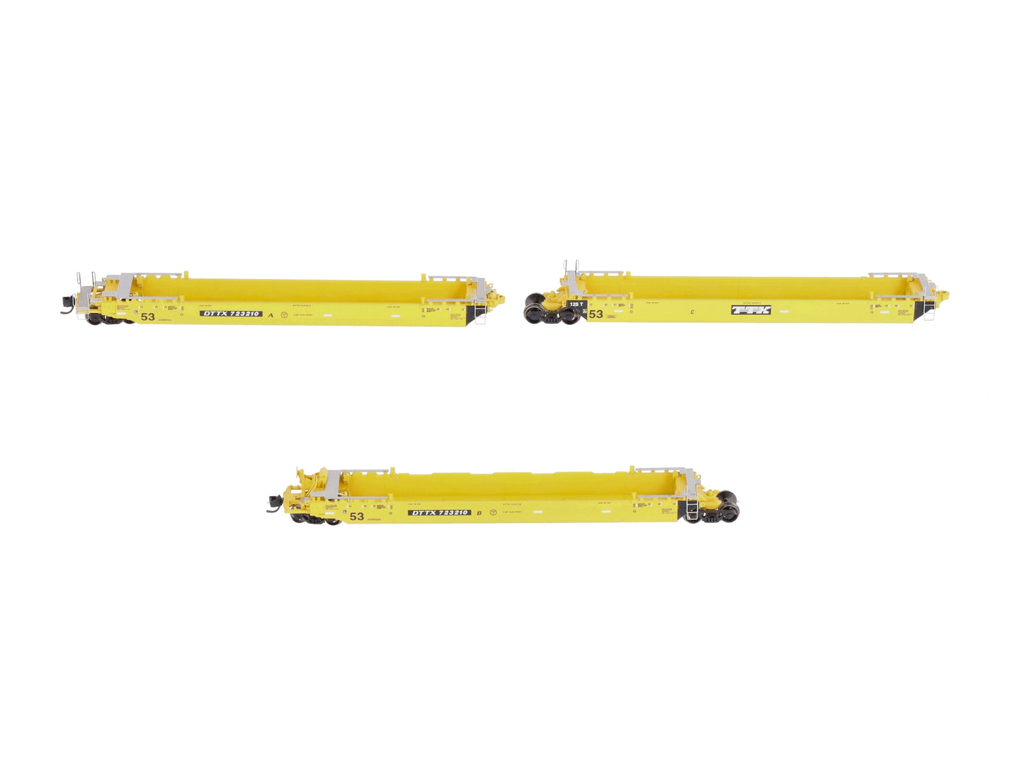 Deluxe Innovations 350101 N Gunderson Maxi-Stack IV 3-Unit Intermodal Well Car