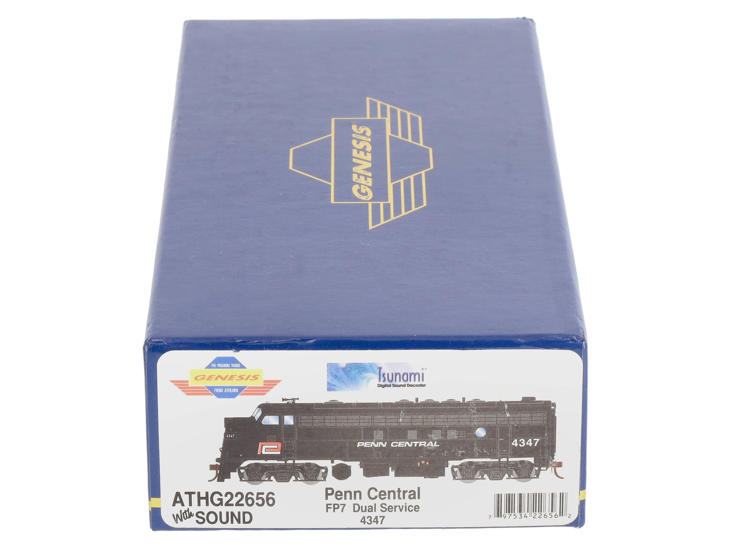 Athearn G22656 HO Penn Central FP7A w/DCC & Sound #4347
