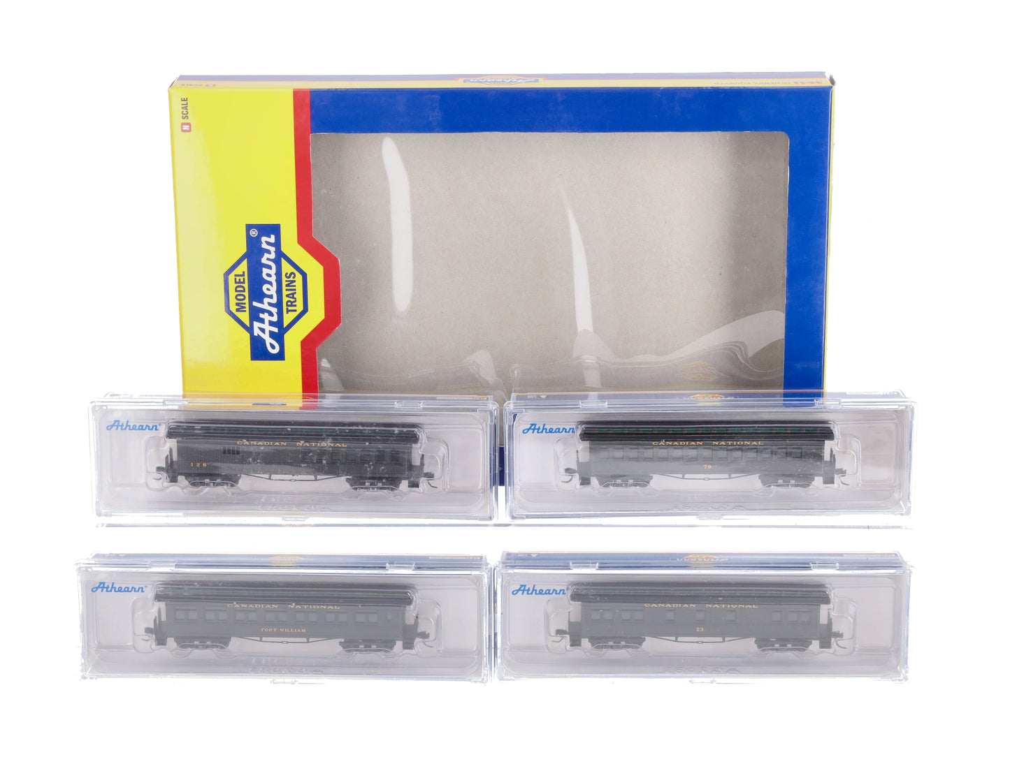 Athearn 11932 N Canadian Pacific 50' Overland Passenger Set (4)