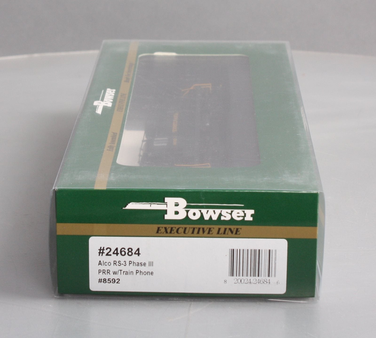 Bowser 24684 HO Scale PRR Alco RS-3 Phase III Diesel Locomotive #8592