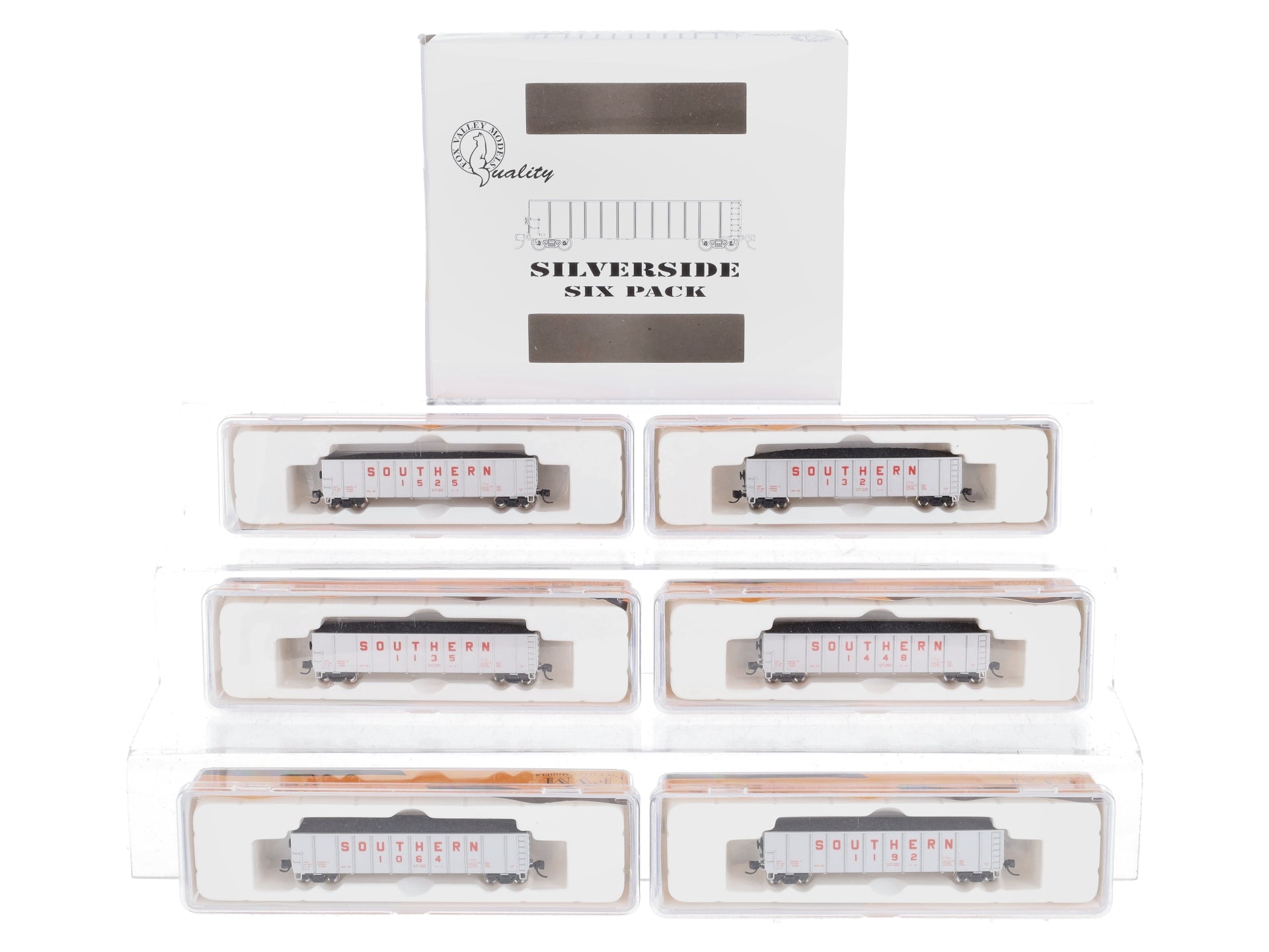 Fox Valley Models 83409 N Southern Railway Silverside Coal Gondola #7 (Set of 6)
