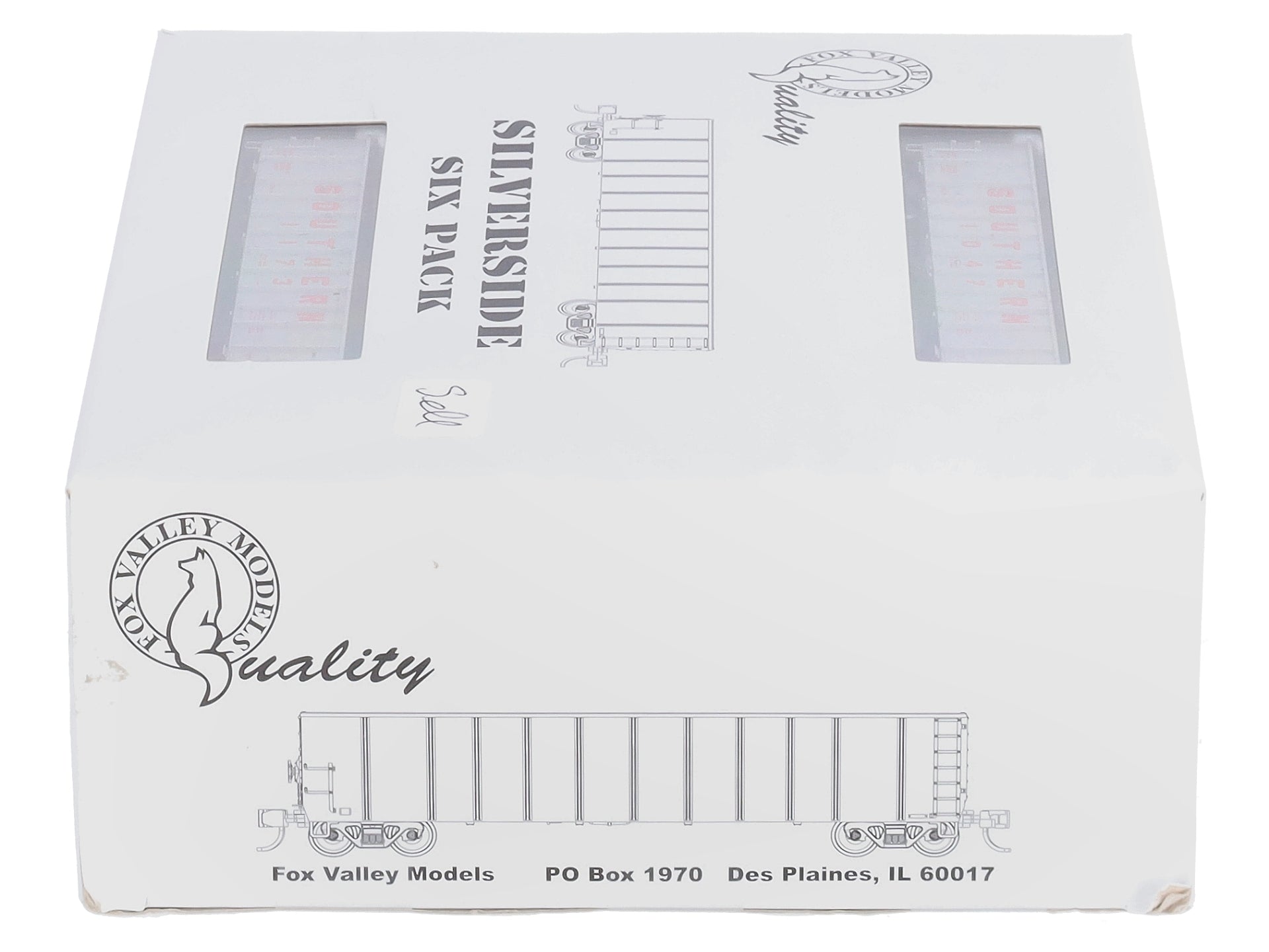 Fox Valley Models 83408 N scale SOU Silverside Coal Gondola #6 (Pack of 6)