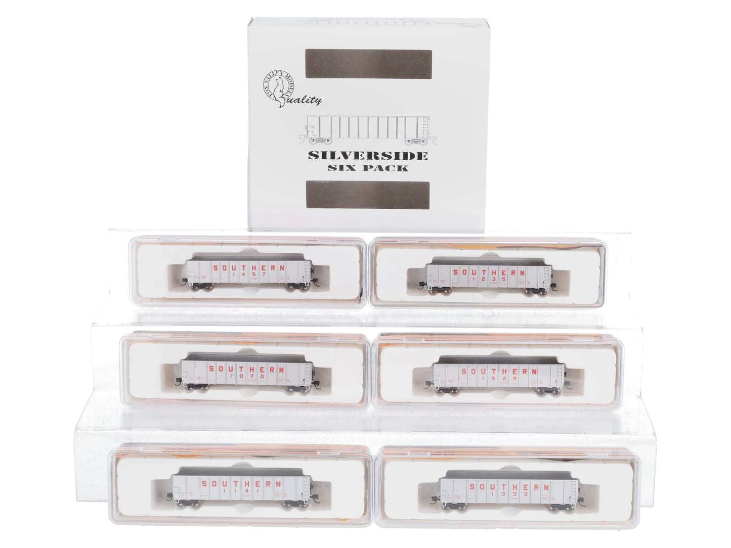 Fox Valley Models 83410 N Southern Railway Silverside Coal Gondola #8 (Set of 6)