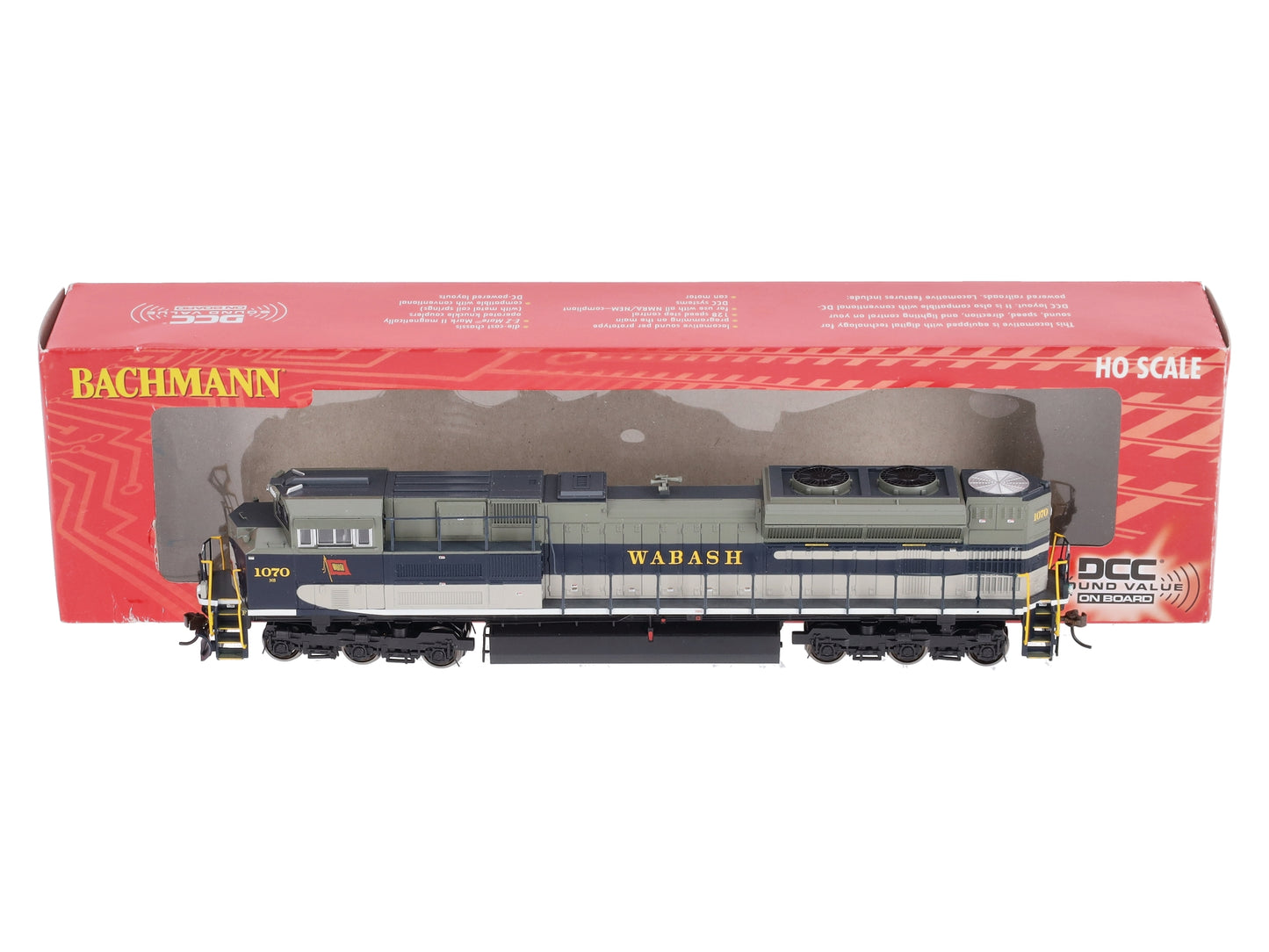 Bachmann 66001 HO Wabash NS Heritage SD70ACe Diesel Loco Sound/DCC #1070