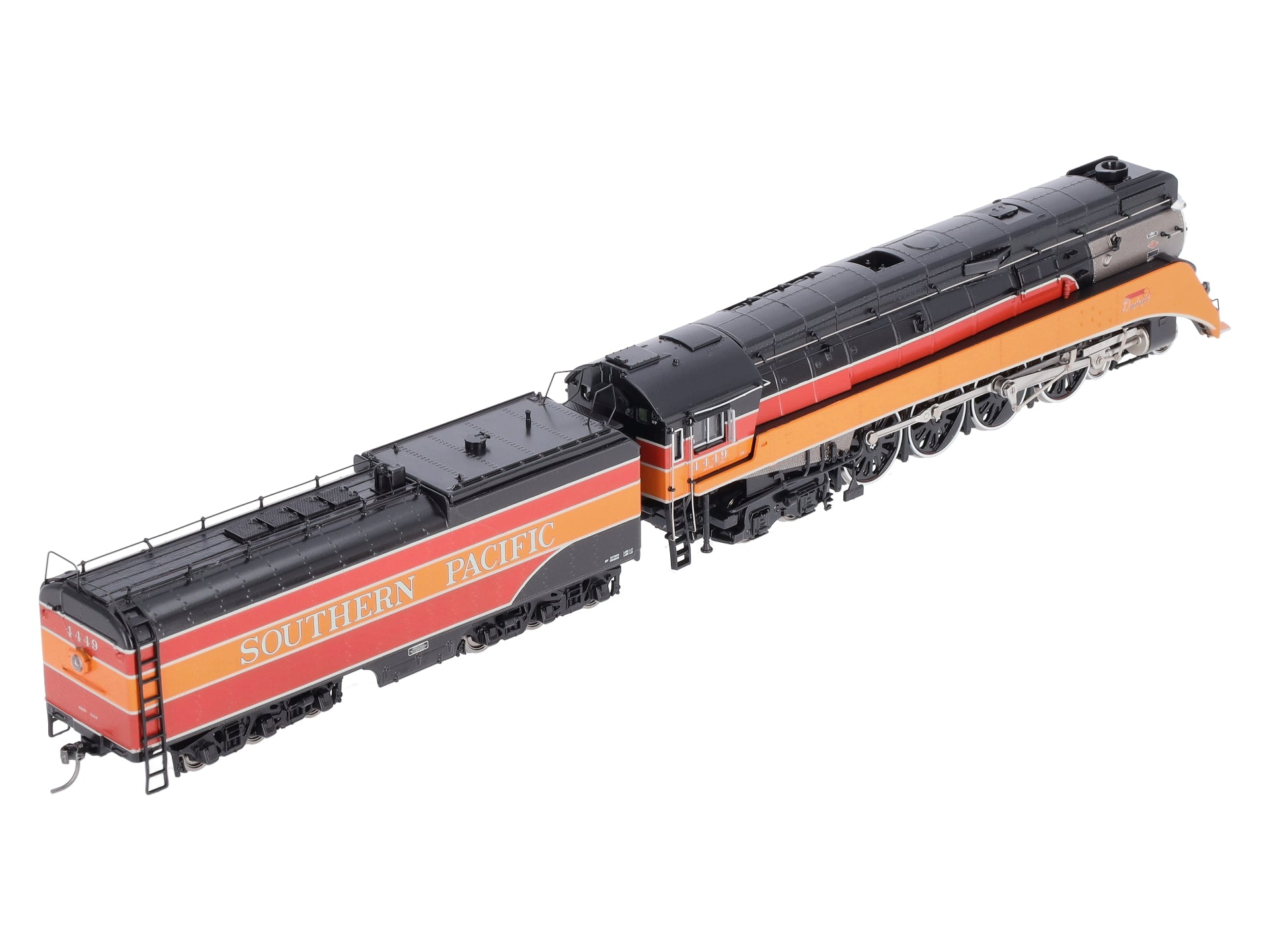 MTH 80-3276-1 HO Southern Pacific 4-8-4 GS-4 Steam Locomotive with PS 3.0 #4449