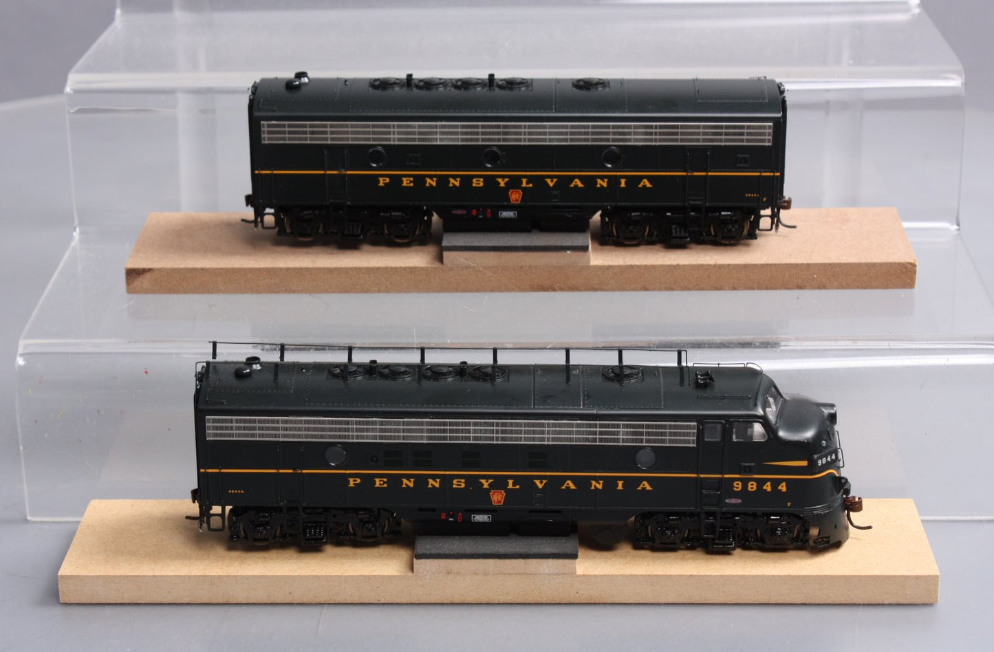 Athearn G22344 HO PRR FP7A/F7B Diesel Locomotive with DCC & Sound #9844A, #9844B