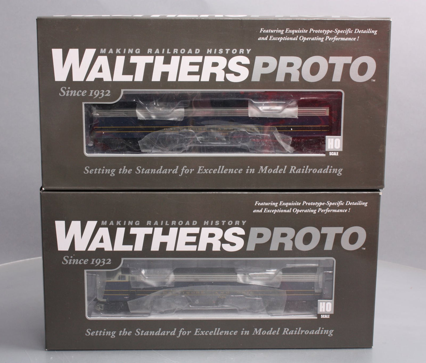 Walthers 920-48368 32 HO Baltimore & Ohio EMD E9A/E8Bm #1454/2415