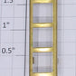 Ives 20-198 Brass Ladder for Gravel Gondola Car