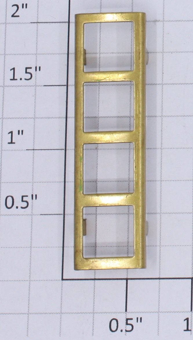 Ives 20-198 Brass Ladder for Gravel Gondola Car
