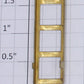 Ives 20-198 Brass Ladder for Gravel Gondola Car