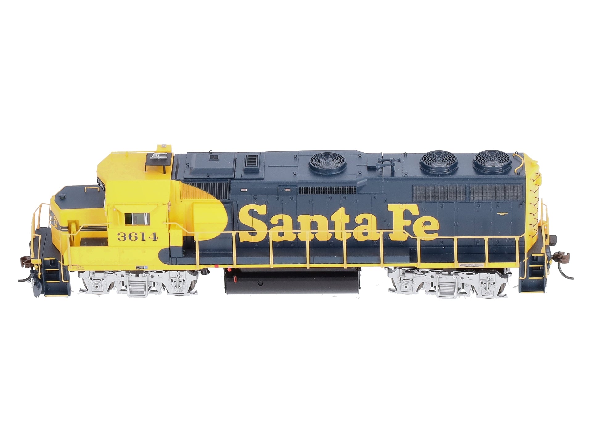 Athearn G65604 HO Santa Fe GP39-2 Phase I Diesel Locomotive w/DCC & Sound #3614