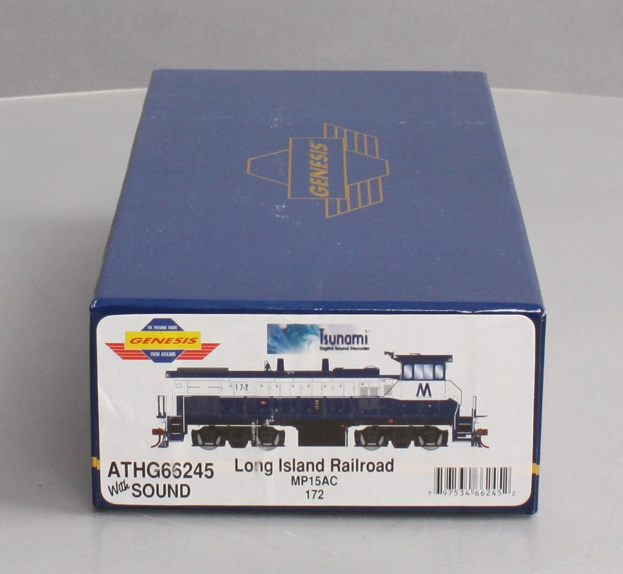 Athearn G66245 HO Long Island Railroad MP15AC Diesel Loco w/DCC & Sound #172