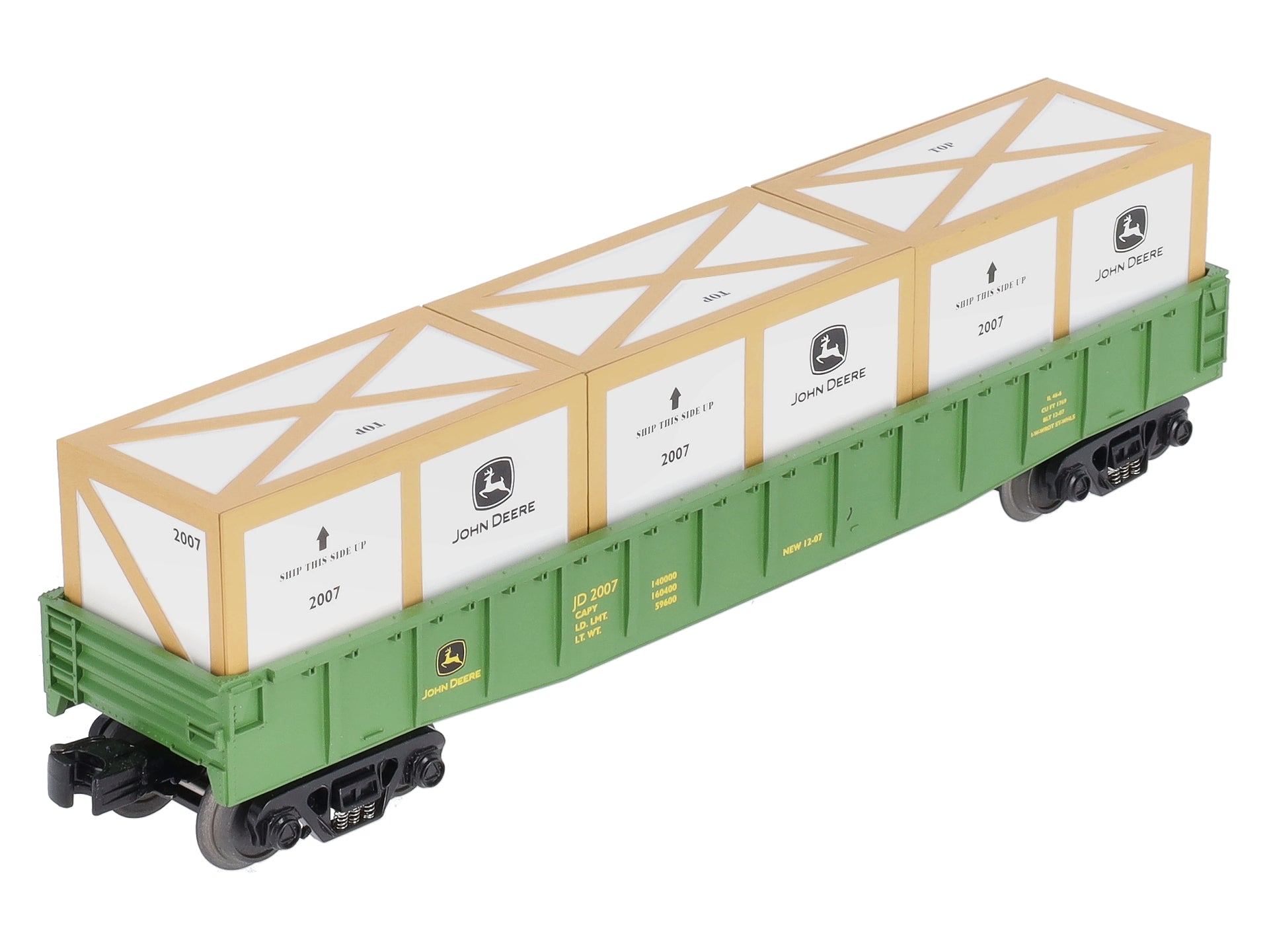 MTH 30-72003 John Deere Gondola w/Crates
