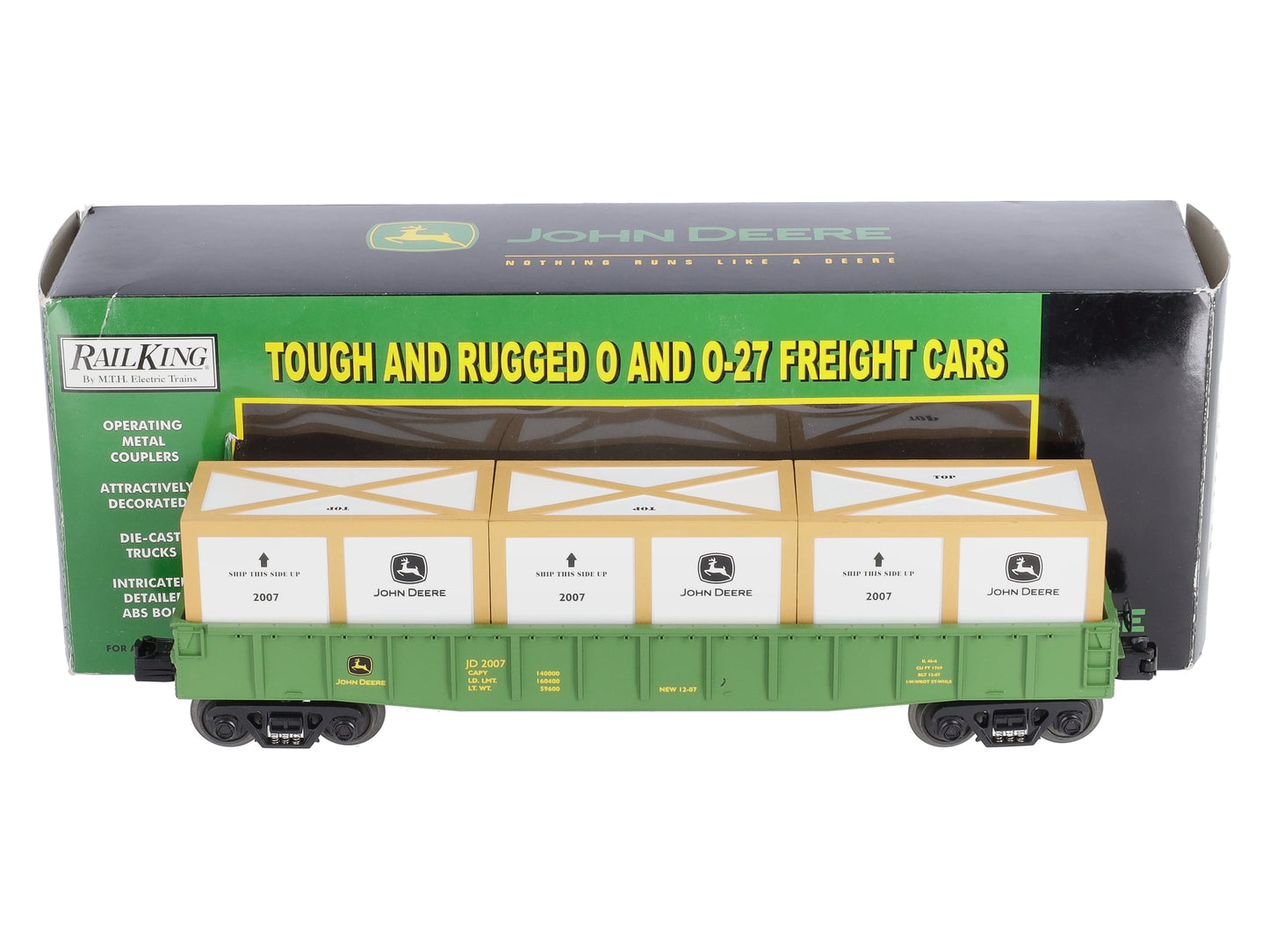 MTH 30-72003 John Deere Gondola w/Crates