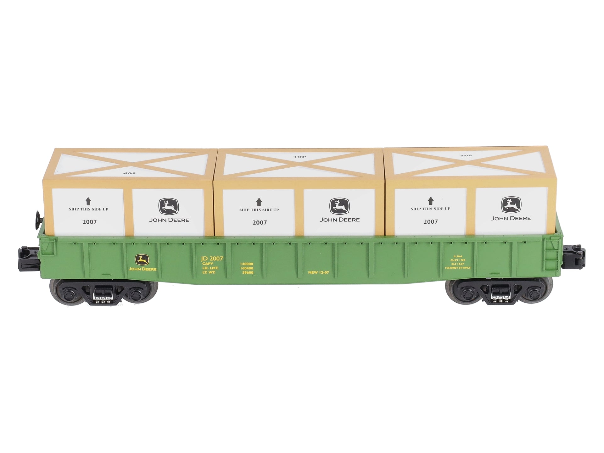 MTH 30-72003 John Deere Gondola w/Crates