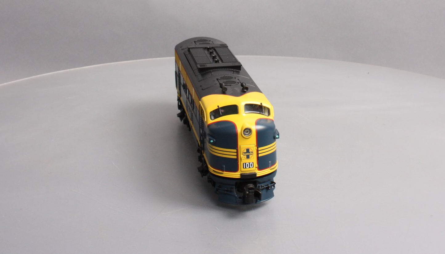MTH 20-206251 Santa Fe FT A Unit Diesel Engine w/PS3 #100 (Hi-Rail Wheels)