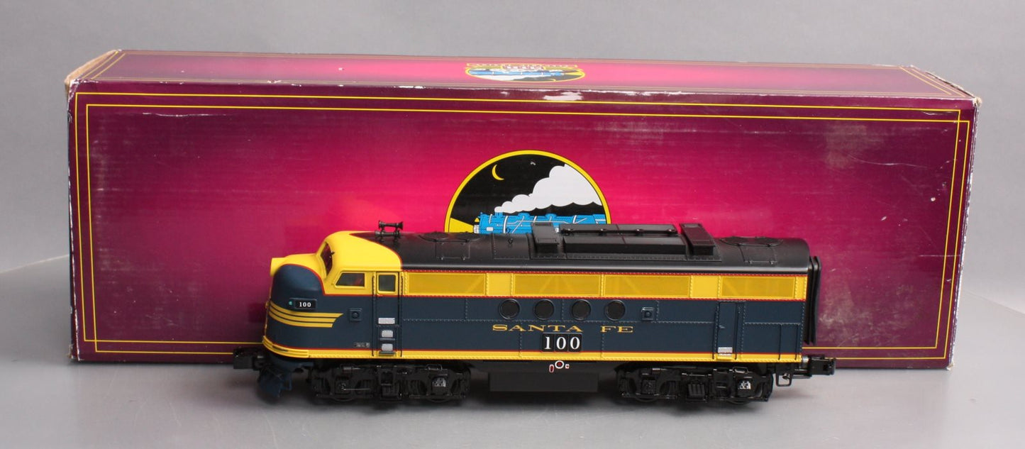 MTH 20-206251 Santa Fe FT A Unit Diesel Engine w/PS3 #100 (Hi-Rail Wheels)