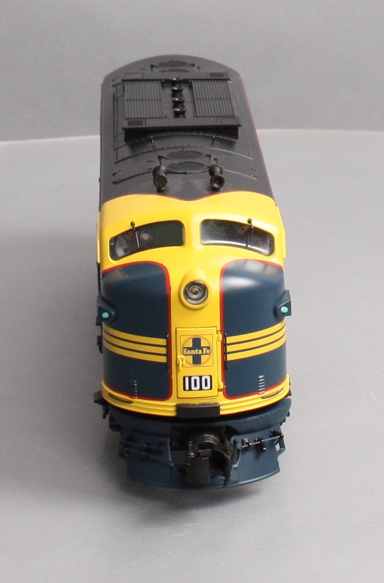MTH 20-206251 Santa Fe FT A Unit Diesel Engine w/PS3 #100 (Hi-Rail Wheels)