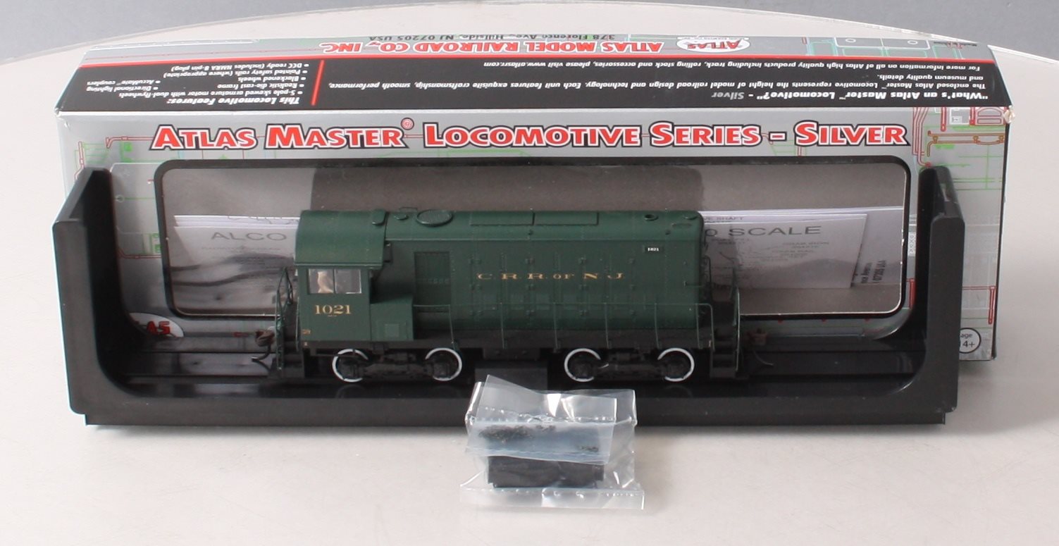 Atlas 10002508 HO Central RR of NJ HH600/HH660 Locomotive (Green/Gold) #1021