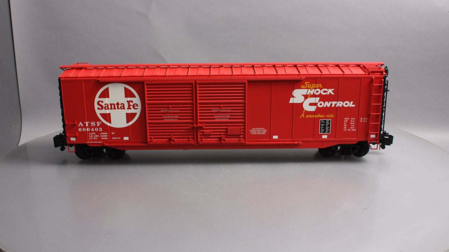 USA Trains R19300B G Santa Fe 50 Ft. Box Car with AAR Double Door (Red)