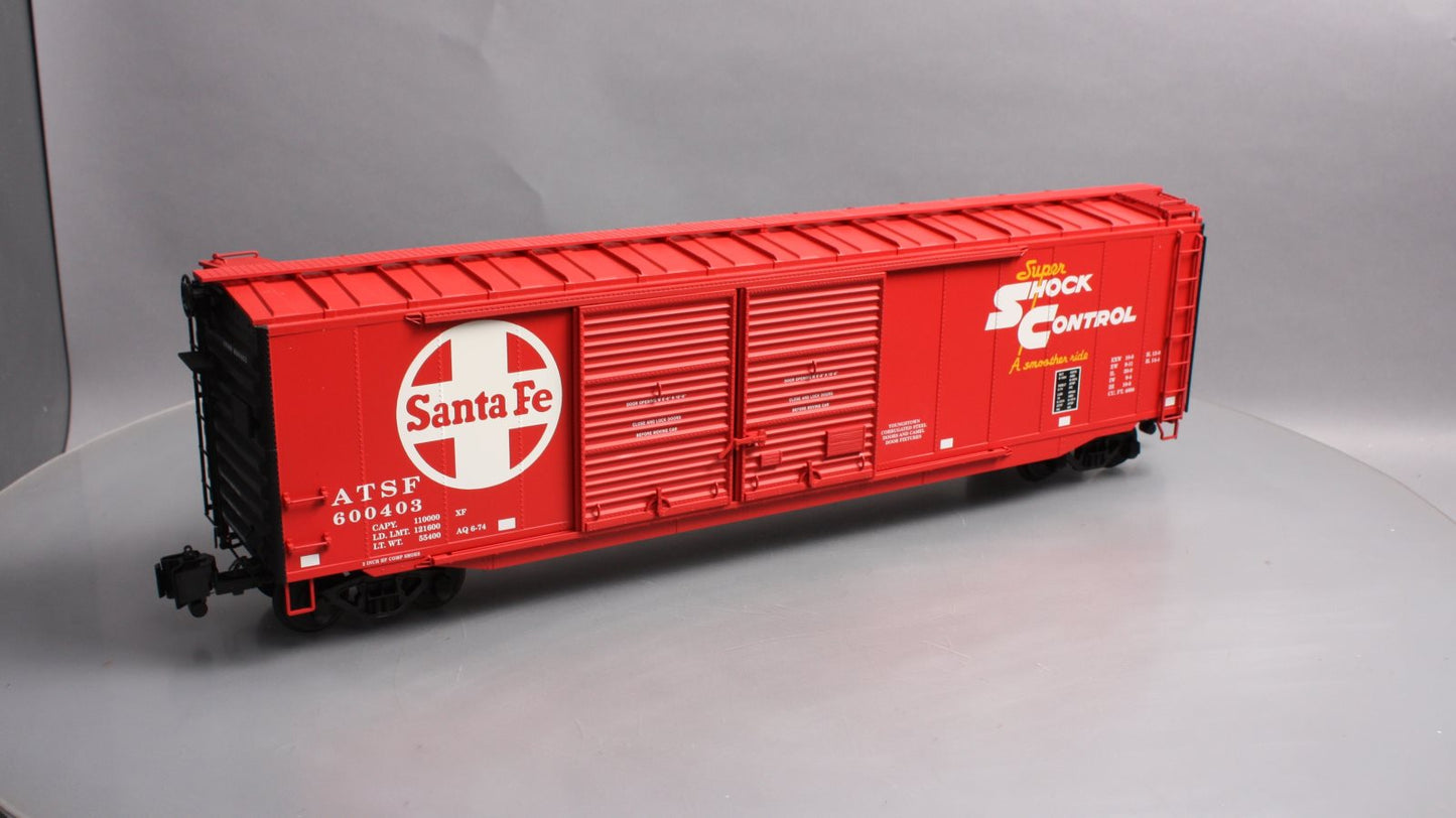 USA Trains R19300B G Santa Fe 50 Ft. Box Car with AAR Double Door (Red)